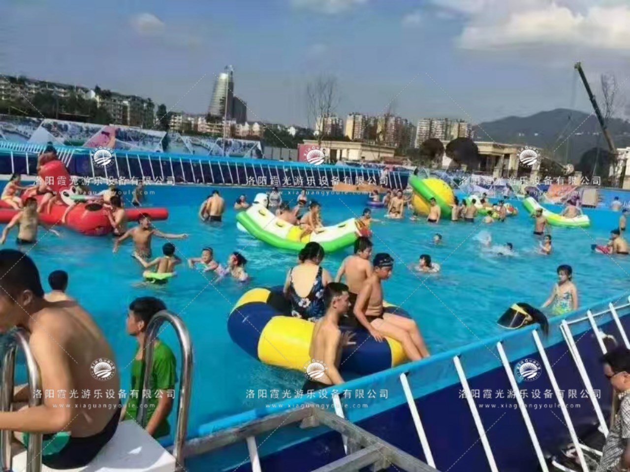 阳朔水上乐园支架泳池